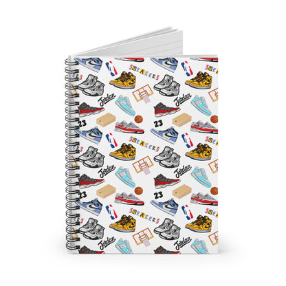 Sneakerhead Spiral Notebook – Jordan-Inspired Street Style