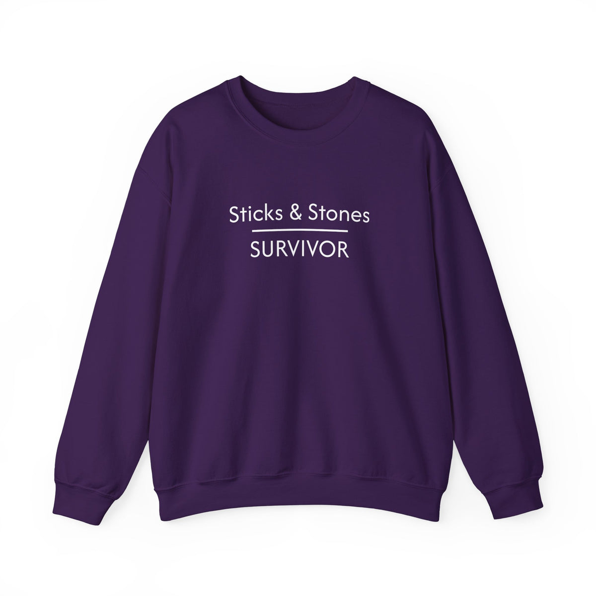 Sticks & Stones Survivor Crew Neck Sweatshirt
