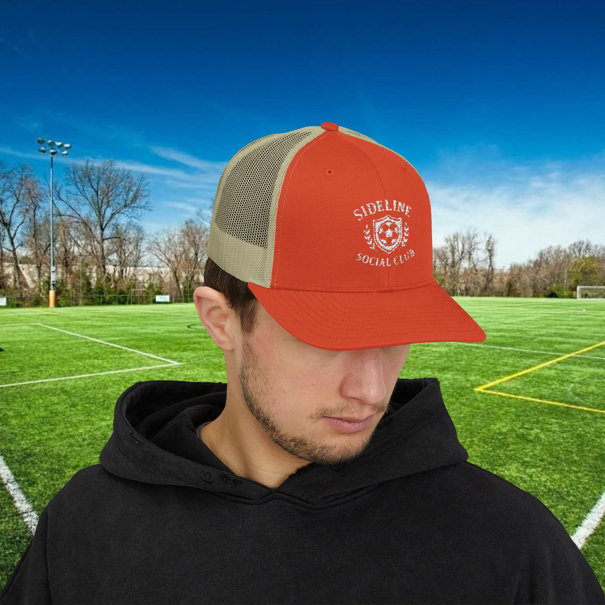 Sideline Social Club Trucker Hat – For the Fans Who Never Miss a Match