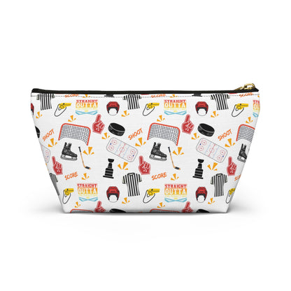 Hockey Inspired "Straight Outta the Penalty Box" Accessory Pouch