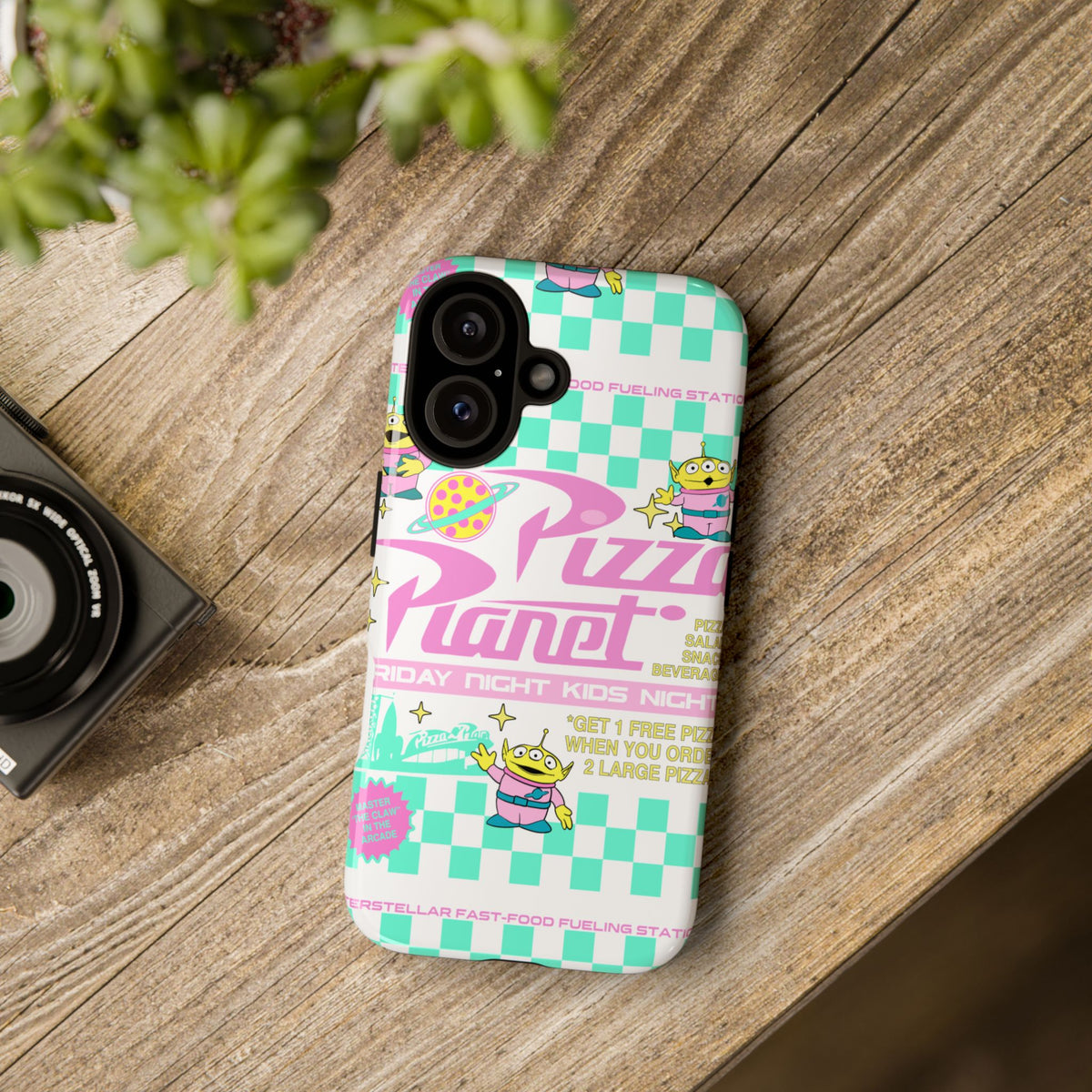 Pizza Planet Themed Phone Case