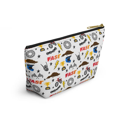 Motocross Themed Accessory Pouch