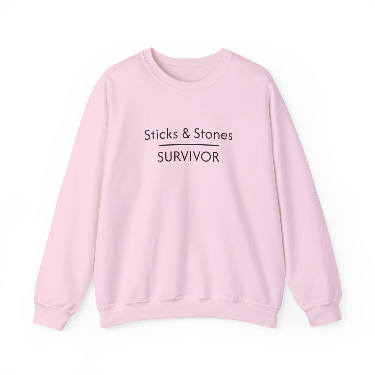 Sticks & Stones Survivor Crew Neck Sweatshirt