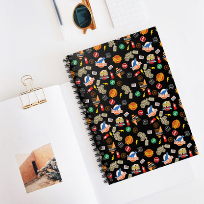 Route 66 Pixar Cars Inspired Spiral Notebook