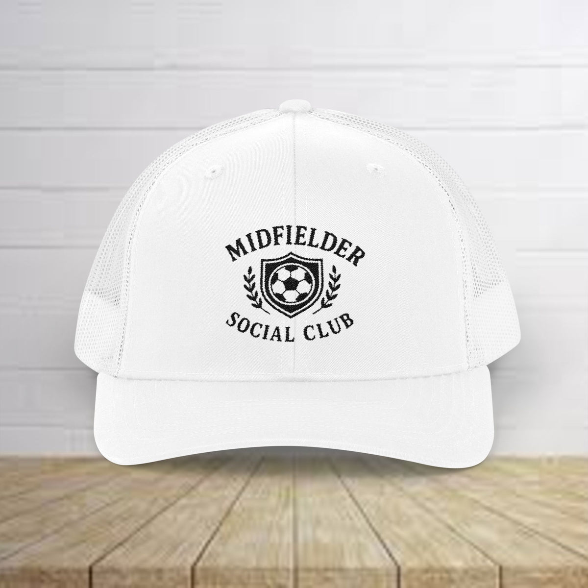 Midfielder Social Club w/Black Logo - Snapback Trucker Cap