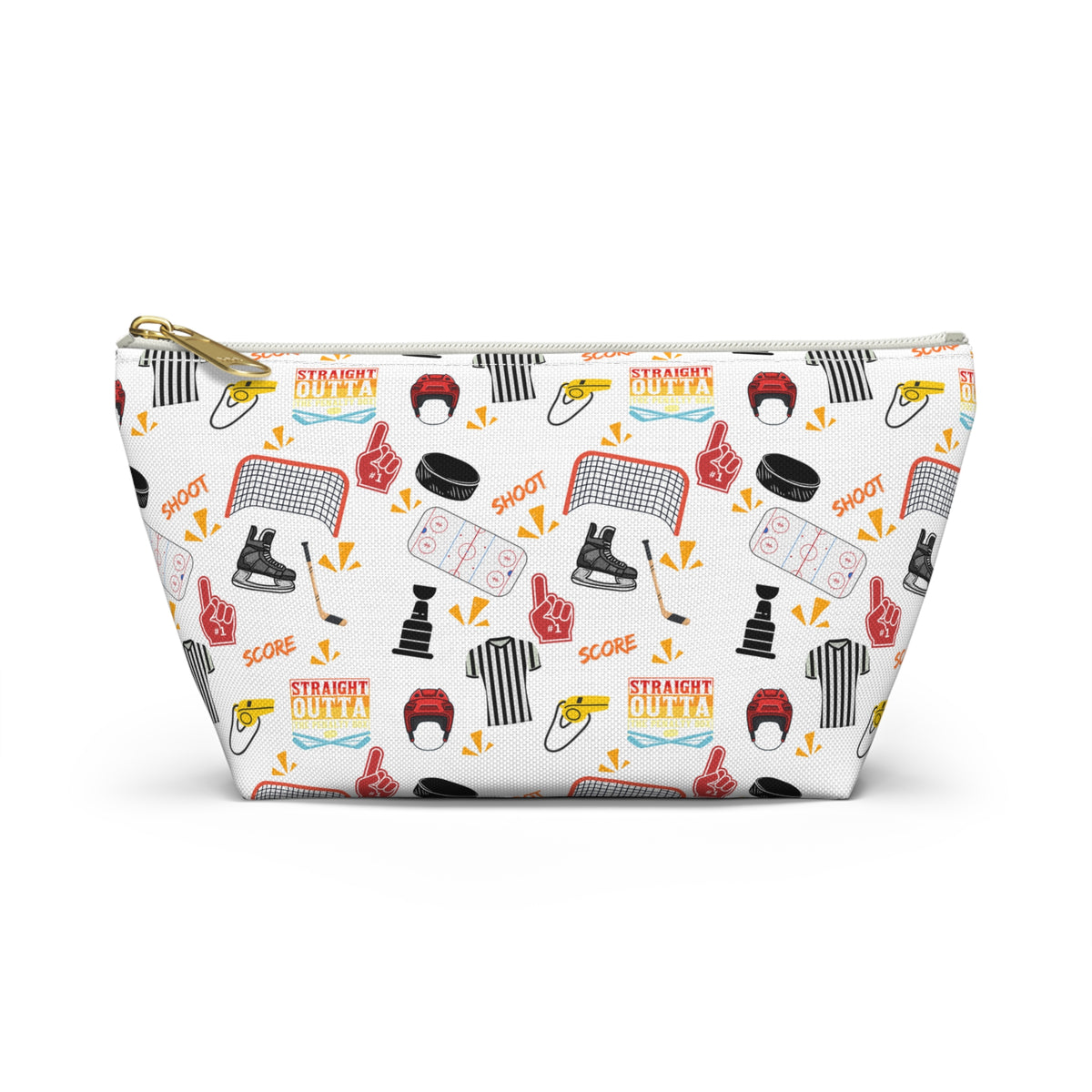 Hockey Inspired "Straight Outta the Penalty Box" Accessory Pouch