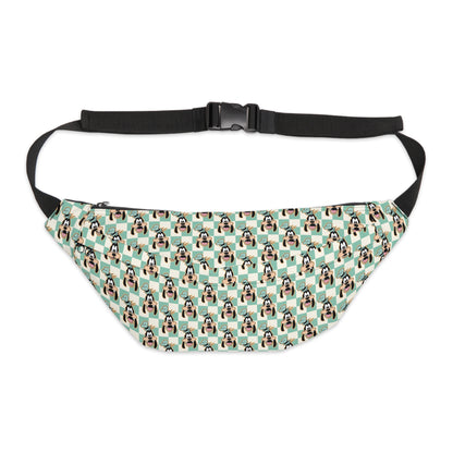 Goofy Themed Checkered Fanny Pack