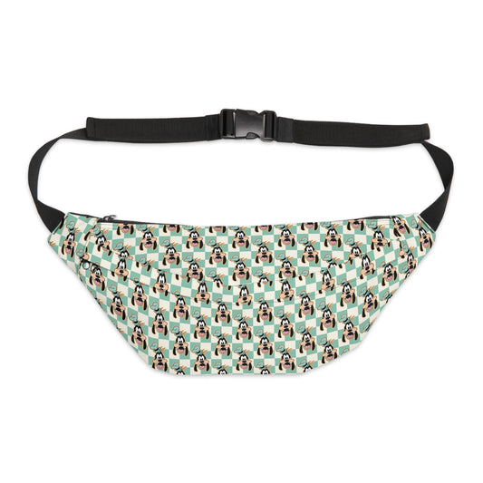 Goofy Themed Checkered Fanny Pack
