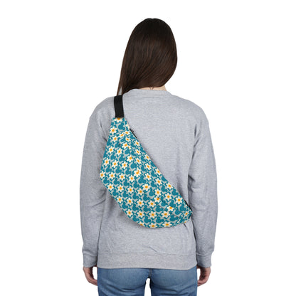 Blue Mickey & Daisy Inspired Checkerboard Large Fanny Pack