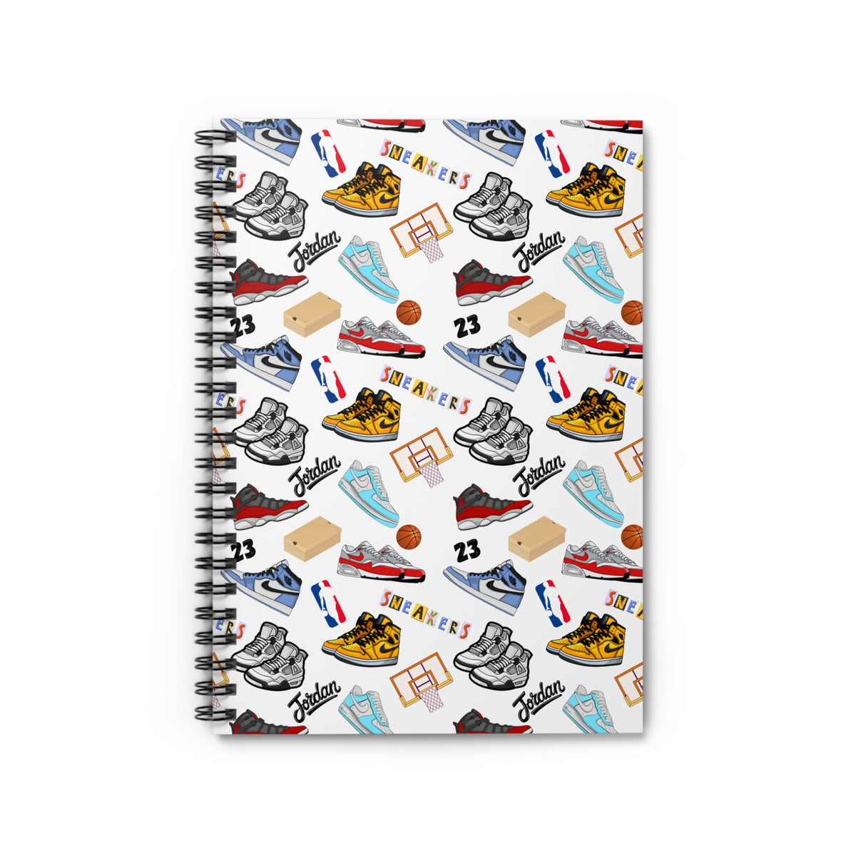 Sneakerhead Spiral Notebook – Jordan-Inspired Street Style