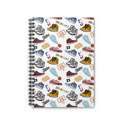 Sneakerhead Spiral Notebook – Jordan-Inspired Street Style