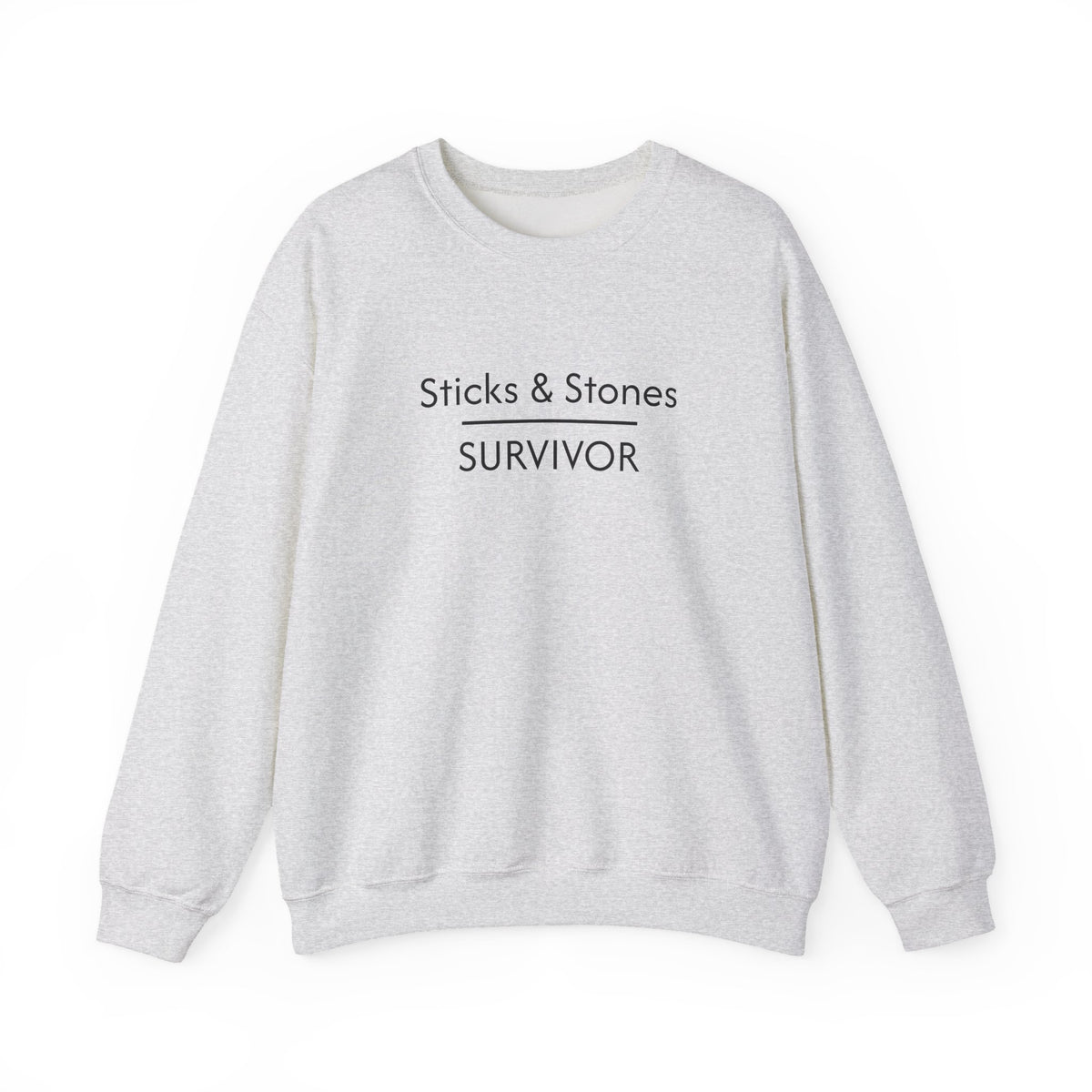 Sticks & Stones Survivor Crew Neck Sweatshirt