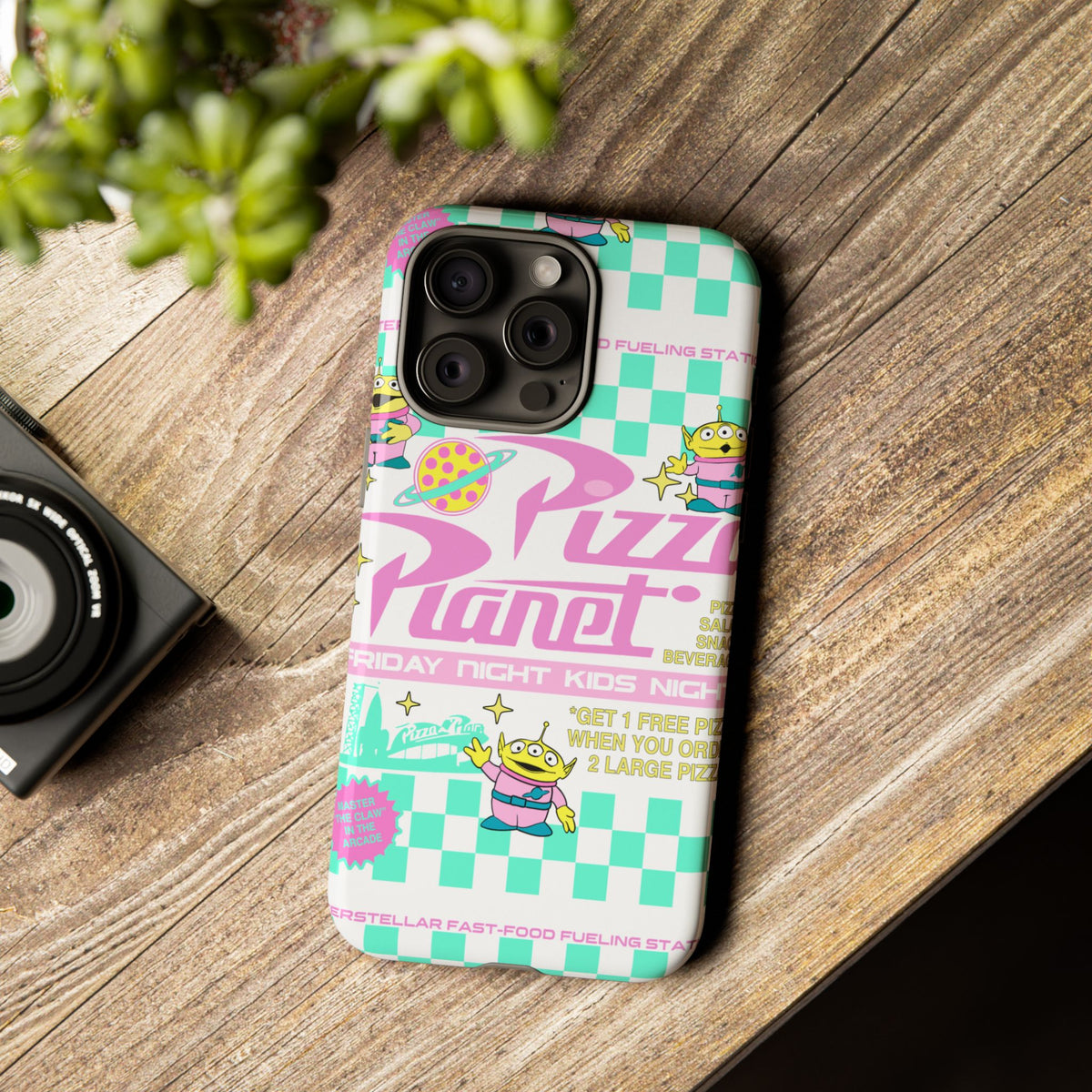 Pizza Planet Themed Phone Case