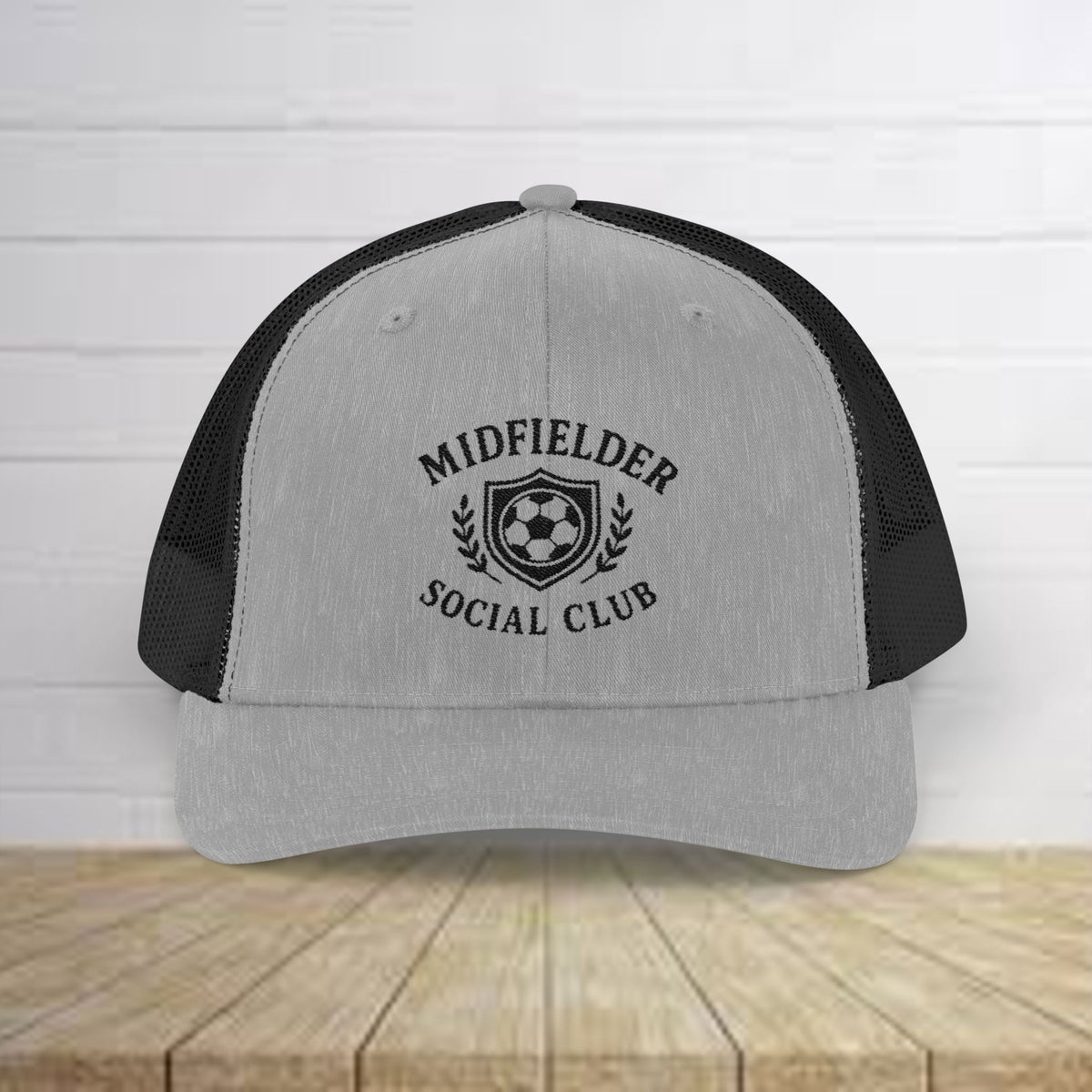 Midfielder Social Club w/Black Logo - Snapback Trucker Cap