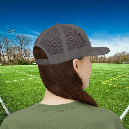 Midfielder Social Club w/White Logo - Snapback Trucker Cap