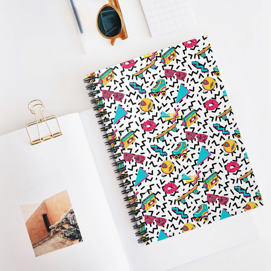 Totally 80s Spiral Notebook – Retro Vibes Only