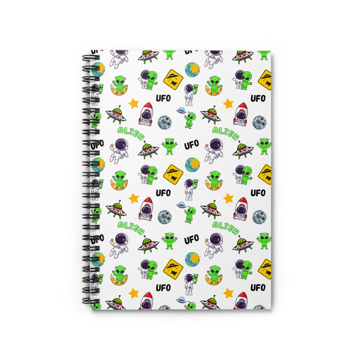 Alien Invasion Spiral Notebook – Out-of-This-World Design