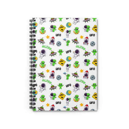 Alien Invasion Spiral Notebook – Out-of-This-World Design