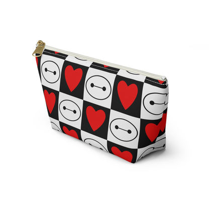 Baymax Love Inspired Checkered Accessory Pouch