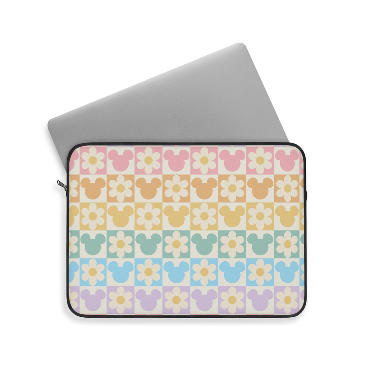 Retro Mouse & Daisy Laptop Sleeve
