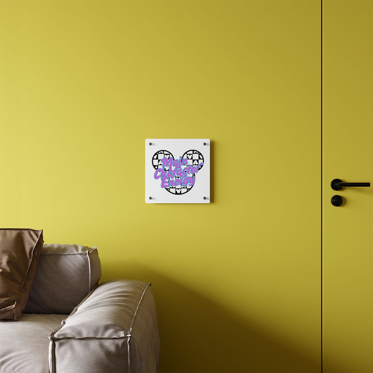 Main Character Energy Acrylic Wall Art Panel