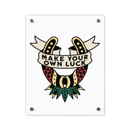 Traditional Style Tattoo Wall Art - Make Your Own Luck