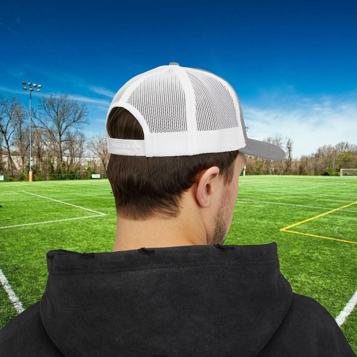Forward Social Club in Black - Snapback Trucker Cap