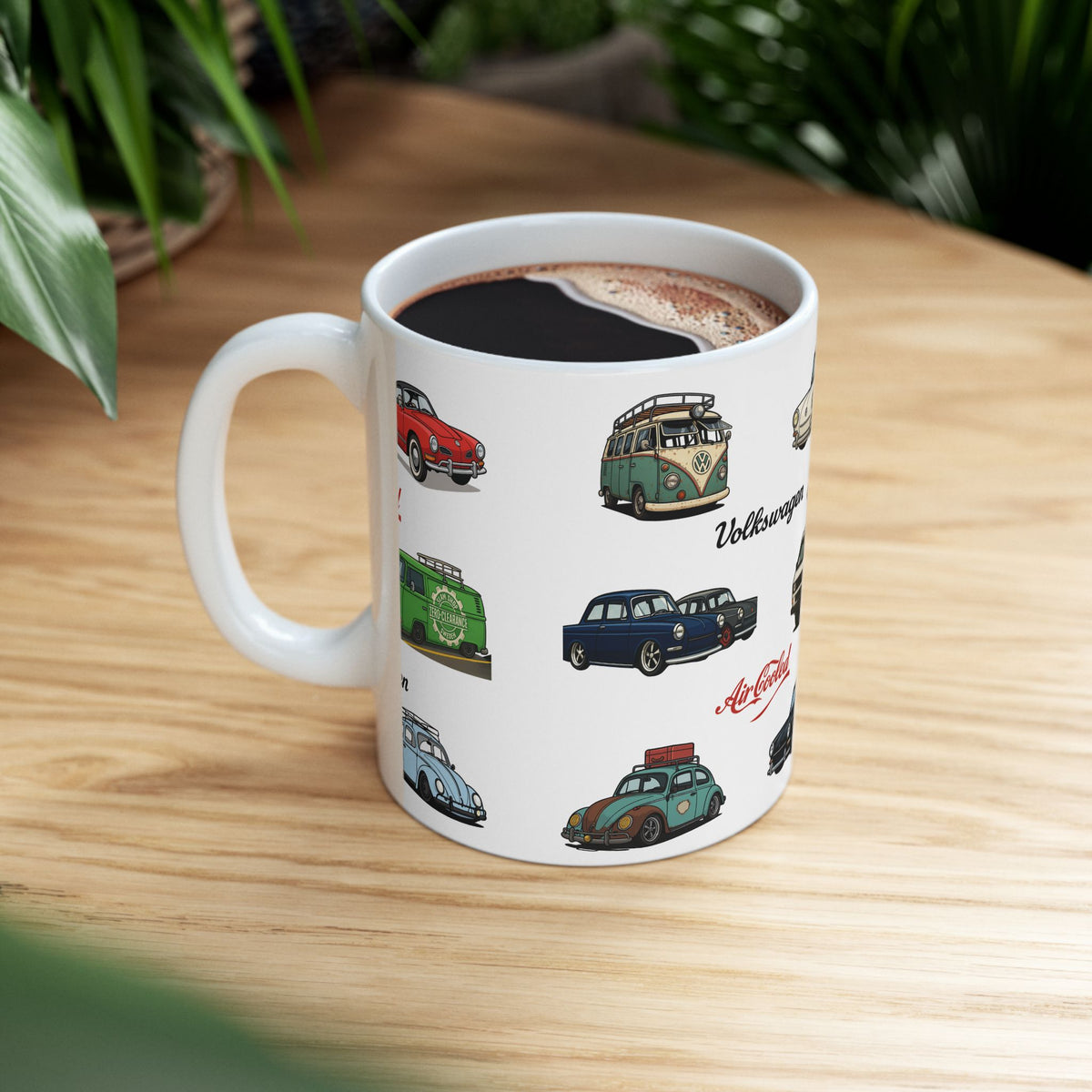 Vintage VW Ceramic Mug, (11oz, 15oz)