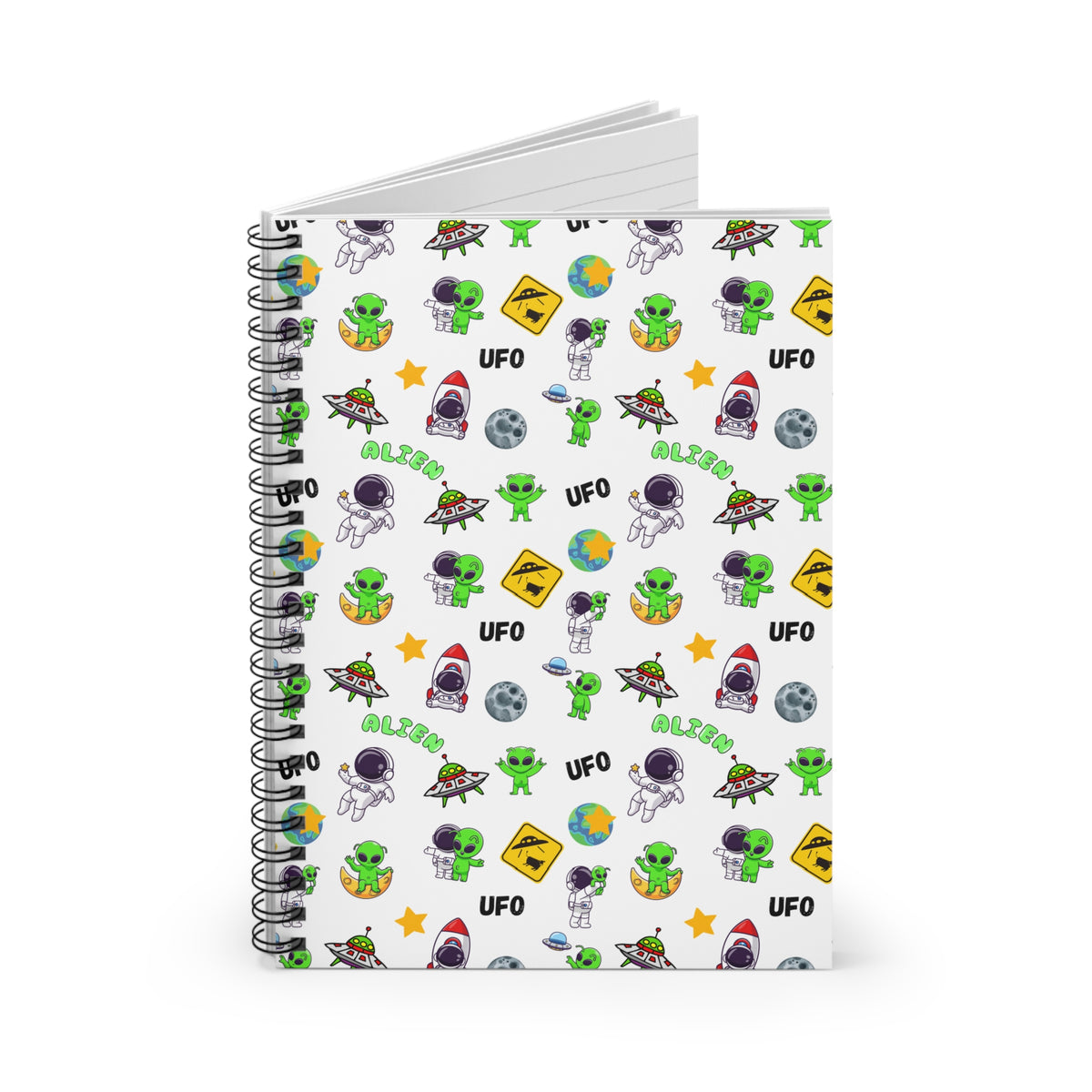 Alien Invasion Spiral Notebook – Out-of-This-World Design