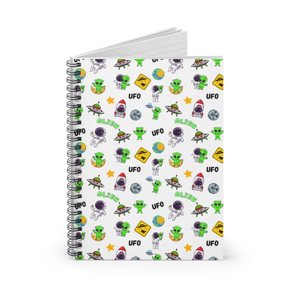 Alien Invasion Spiral Notebook – Out-of-This-World Design