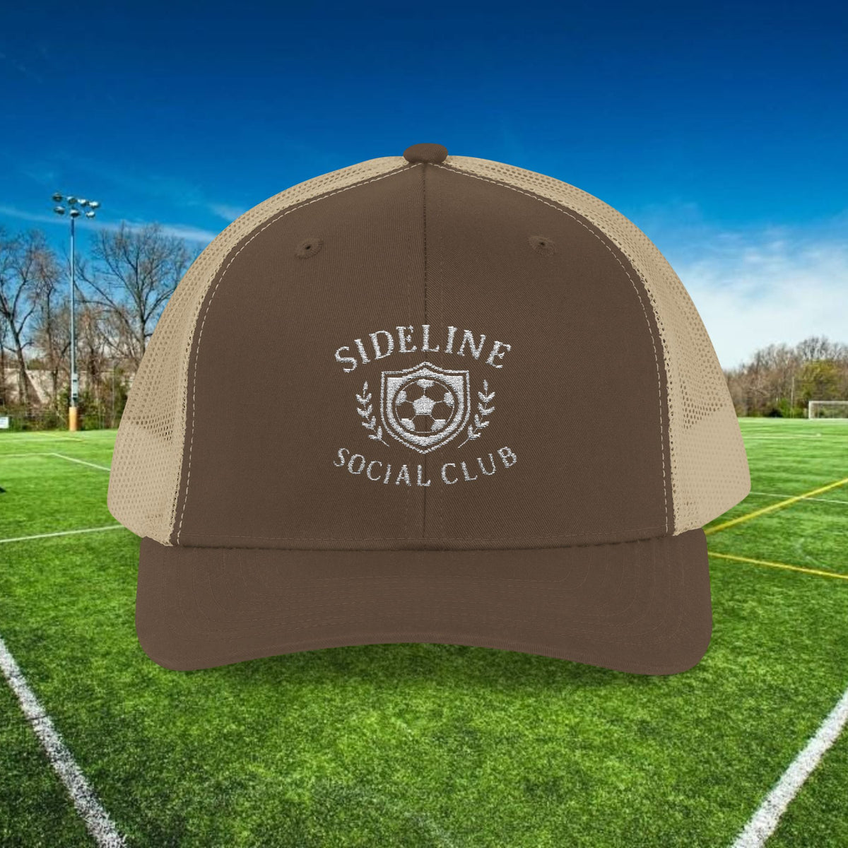Sideline Social Club Trucker Hat – For the Fans Who Never Miss a Match
