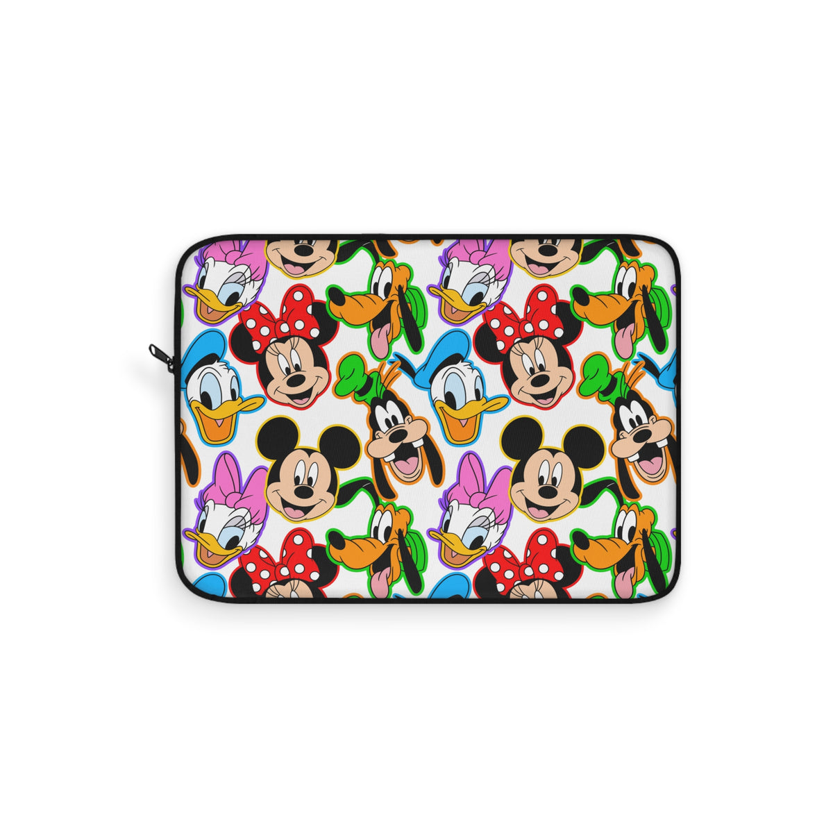 Classic Disney Faces Laptop Sleeve - Bright Color Pattern