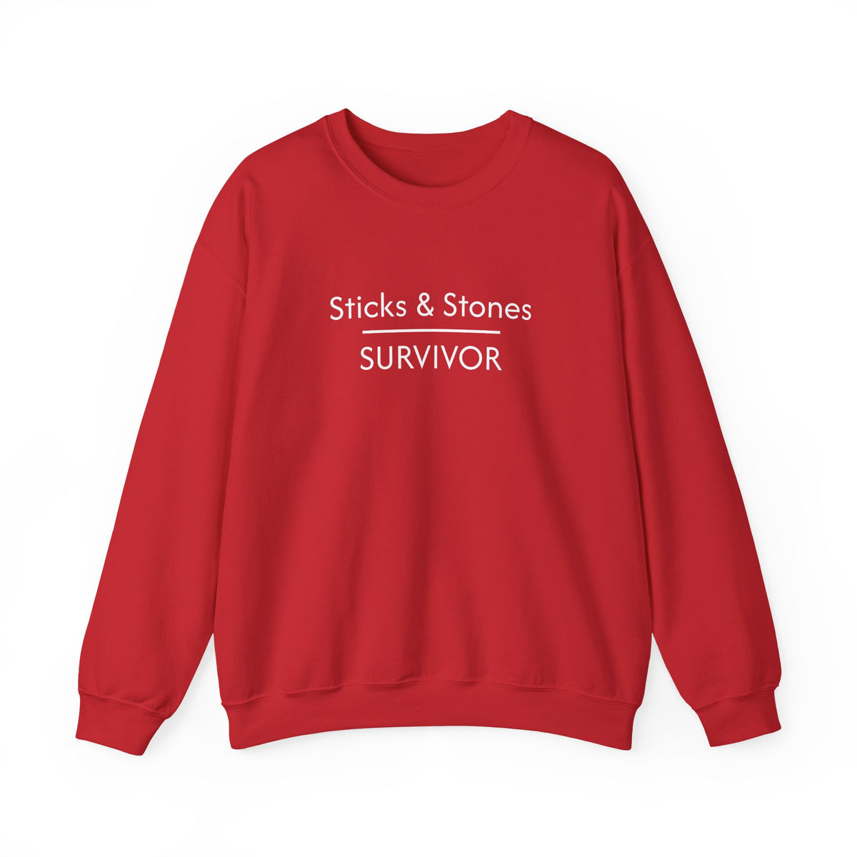 Sticks & Stones Survivor Crew Neck Sweatshirt