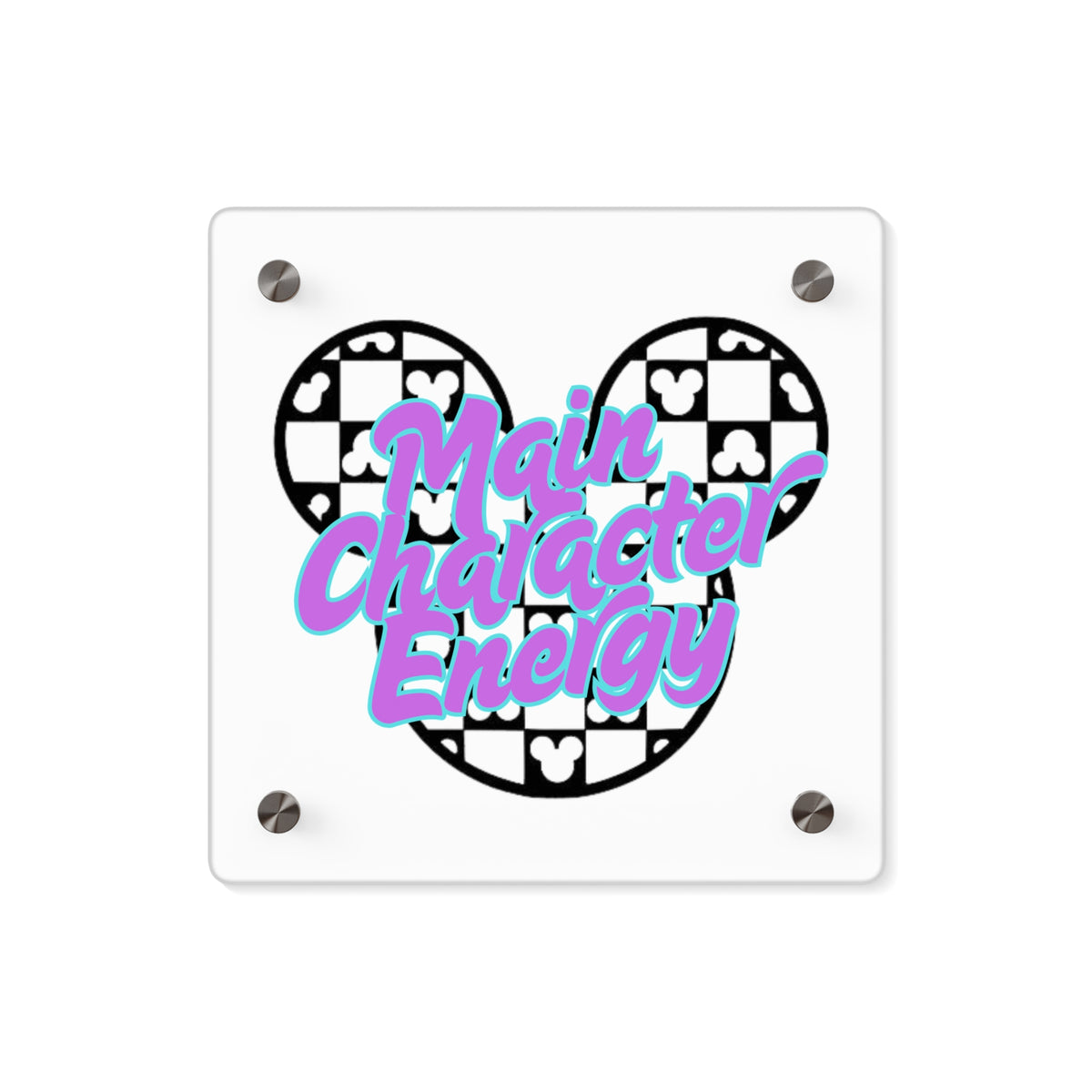 Main Character Energy Acrylic Wall Art Panel