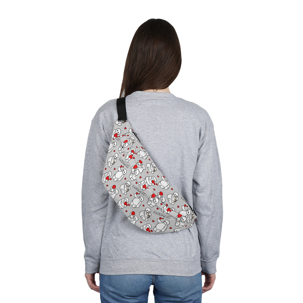 Baymax Hearts Inspired Large Fanny Pack