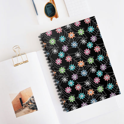 Spooky Bloom Spiral Notebook – Cute Meets Creepy