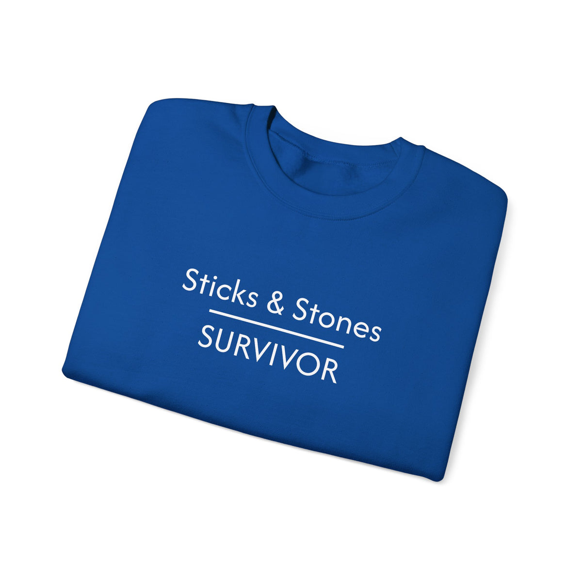 Sticks & Stones Survivor Crew Neck Sweatshirt
