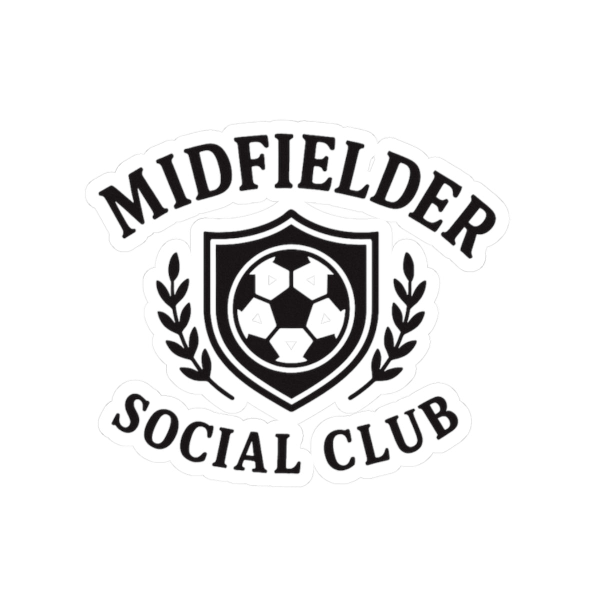 Midfielder Social Club Vinyl Kiss-Cut Stickers