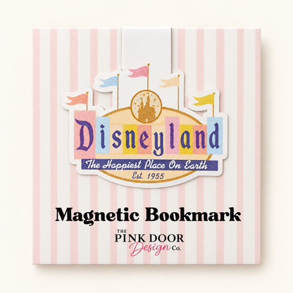 Magical Theme Park Sign Magnetic Bookmark