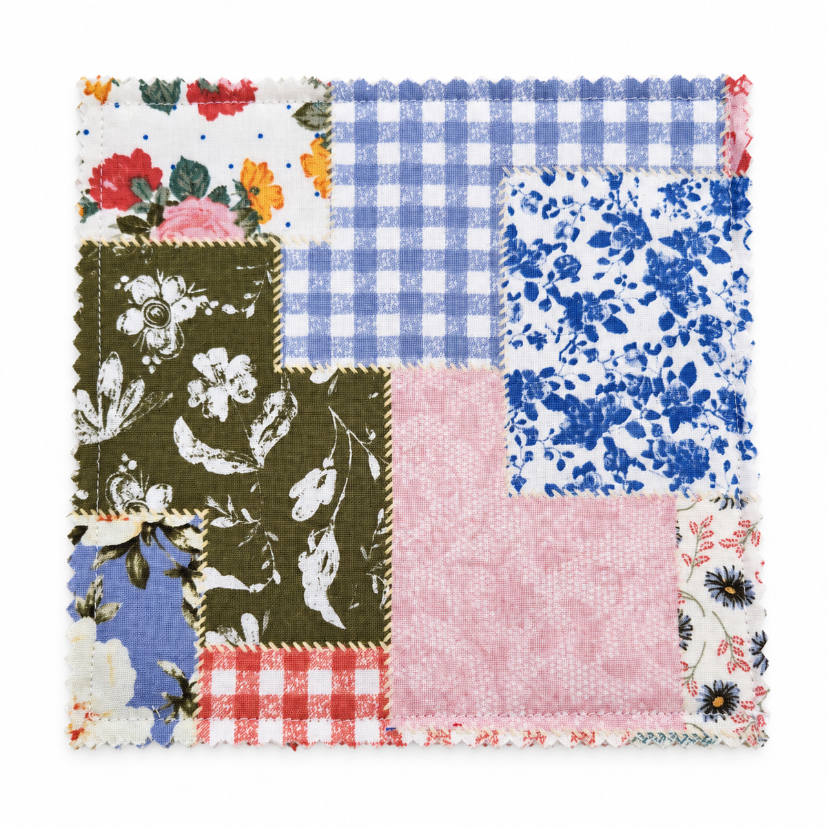 Floral Patchwork Print Jar Opener