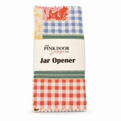Floral Patchwork Print Jar Opener
