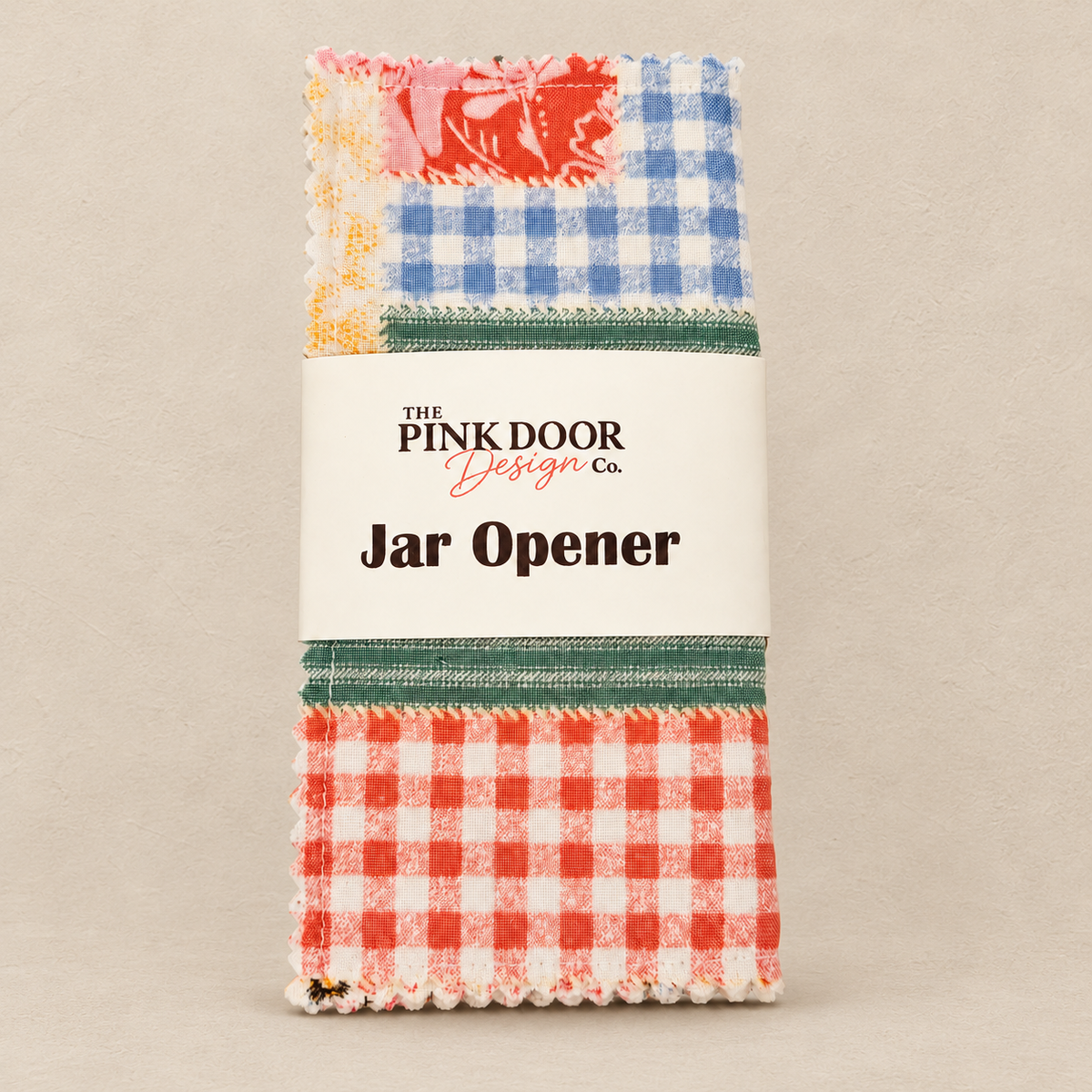 Floral Patchwork Print Jar Opener