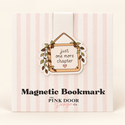 Just One More Chapter Magnetic Bookmark
