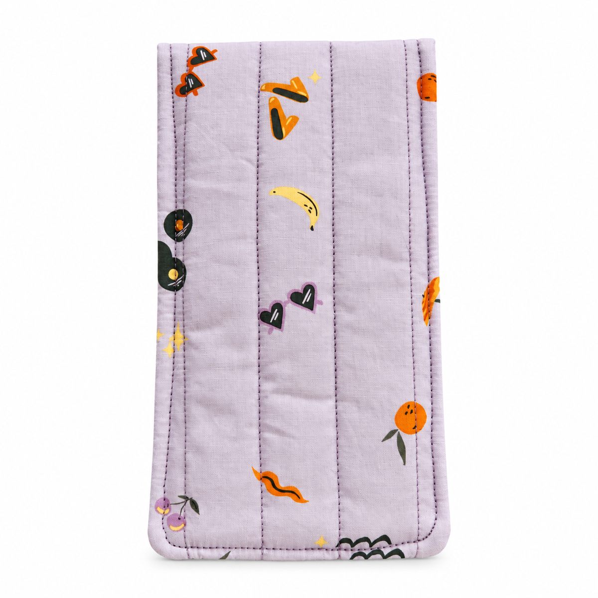Lavender Summer Vibes Quilted Glasses & Sunglasses Case