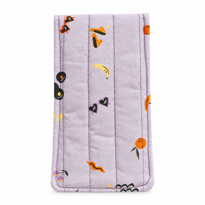 Lavender Summer Vibes Quilted Glasses & Sunglasses Case