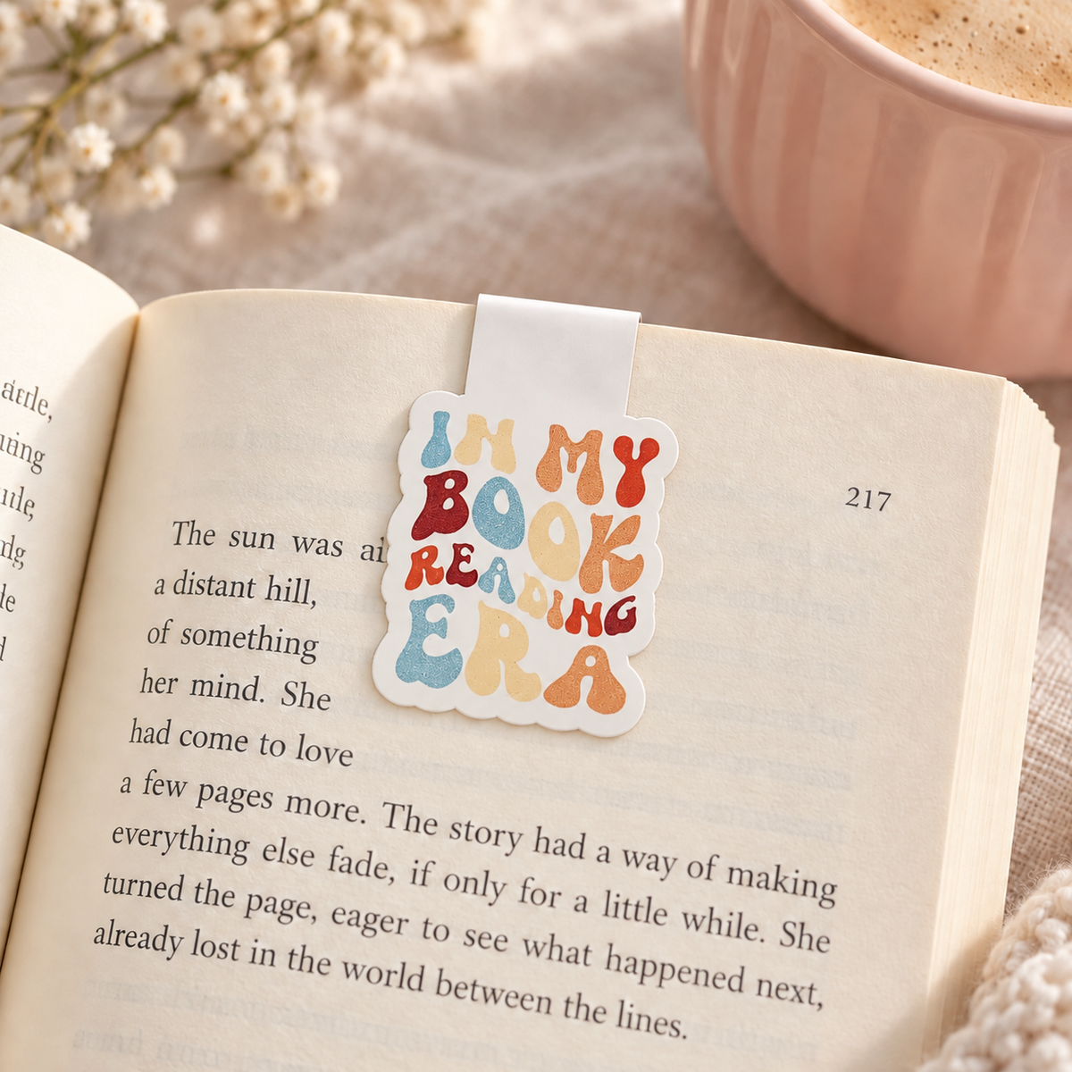 In My Book Reading Era Magnetic Bookmark