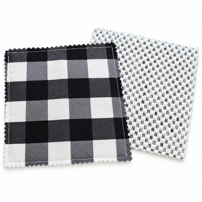 Black & White Buffalo Plaid Jar Opener