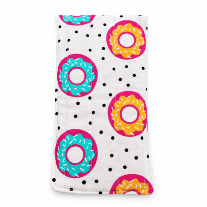 Donut Print Quilted Glasses & Sunglasses Case