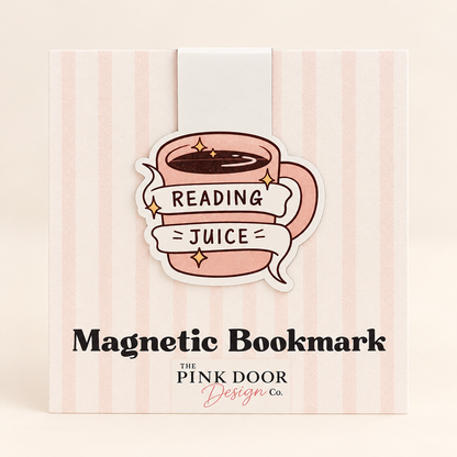 Reading Juice Magnetic Bookmark