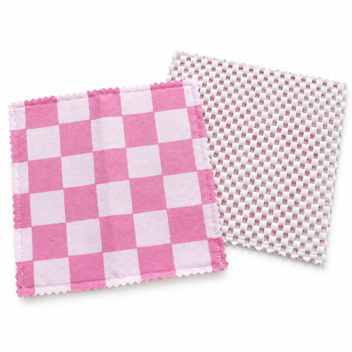 Pink Checkered Jar Opener